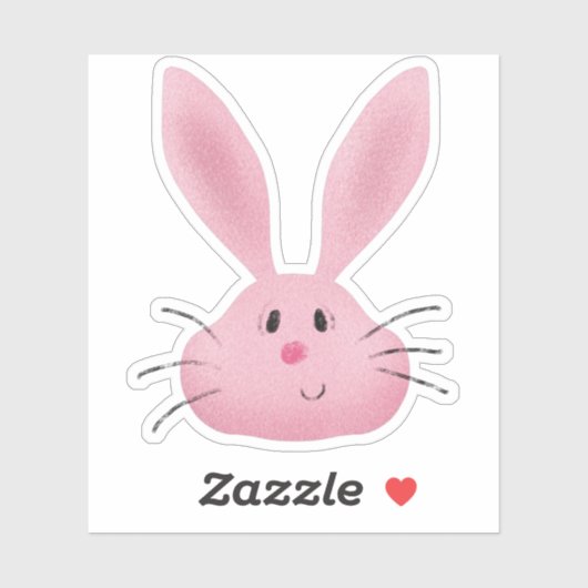 Sticker Gros lapin (Feuille)