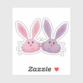 Sticker Gros lapins (Feuille)
