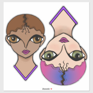 Sticker Gros yeux