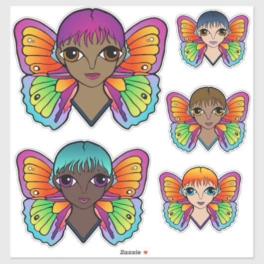 Sticker Gros yeux (Feuille)
