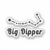 Sticker Grosse Constellation de dipper Ursa Major (Devant)
