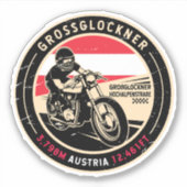 Sticker Grossglockner | Autriche | Motorcycle (Devant)