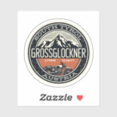 Sticker Grossglockner High Alpine Road Alpes australiennes (Feuille)