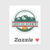 Sticker Grossglockner High Alpine Road Alpes australiennes (Feuille)