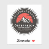Sticker Grossglockner High Alpine Road Alpes australiennes (Feuille)