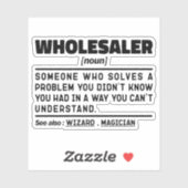 Sticker Grossiste Noun Marchandises Acheteur Profession Cu (Feuille)