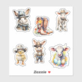 Sticker Grotte rustique de l'Ouest de Pâques (Feuille)