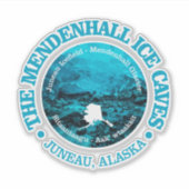 Sticker Grottes de glace de Mendenhall (rd) (Devant)