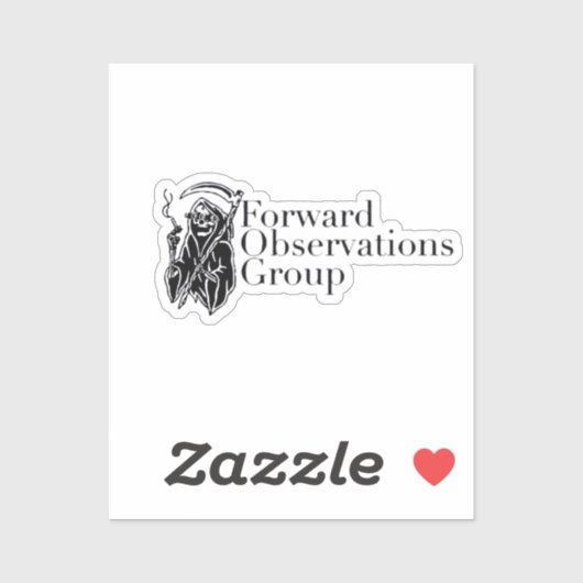 Sticker Groupe d'observations de l'avant (Feuille)