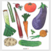 Sticker Groupe Légumes #3 (Feuille)