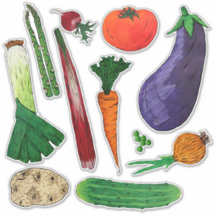 Sticker Groupe Légumes #3