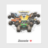 Sticker Groupe Monster Jam (Feuille)
