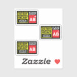 Sticker Groupe sanguin AB<br><div class="desc">Signes d'avertissement Stickers Pack I - Moto Cool ou Casque amusant Stickers et des cadeaux de vélos Découvrez notre collection de cadeaux de cool,  amusants et uniques motards modèles,  des autocollants drôles de casque,  autocollants de moto,  autocollants drôles de pare-chocs,  modèles de t-shirts de motards vintages.</div>