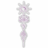 Sticker Groupe Unalome Rose (Devant)