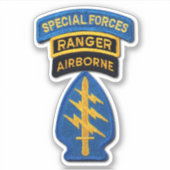 Sticker Groupes des forces spéciales de l'Armée de terre B (Devant)