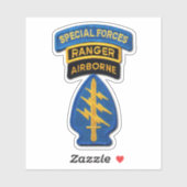 Sticker Groupes des forces spéciales de l'Armée de terre B (Feuille)