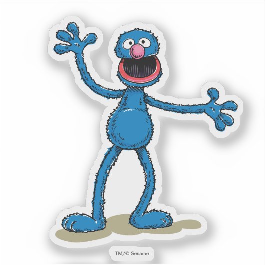 Sticker Grover vintage (Devant)