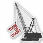 Sticker Grue de construction (Devant)