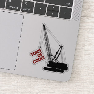 Sticker Grue de construction