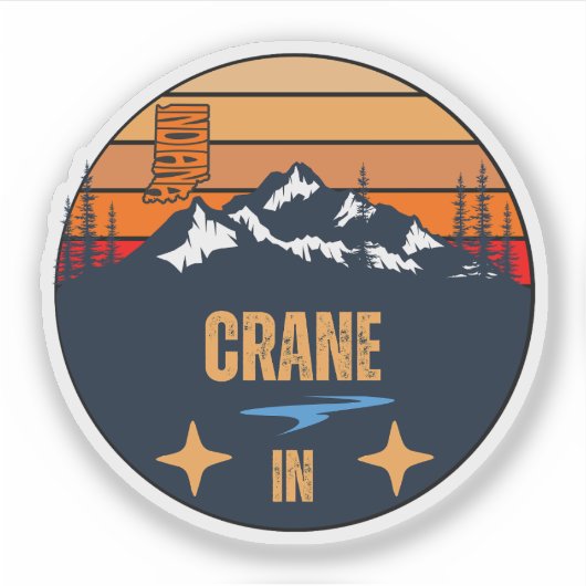 Sticker Grue, Indiana (Devant)