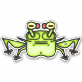 Sticker Grumeux crapaud de grenouille v2 (Devant)