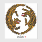 Sticker Grumpy Grenouille japonaise crapaud 19ème siècle (Feuille)