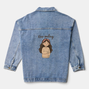 Sticker Grumpy mignonne fille - cheveux longs et s