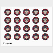 Sticker "Grumpy Red Fairy" (Feuille)