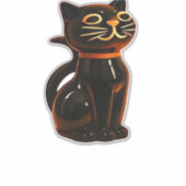 Sticker Grusel Cat Halloween Gift Classic T-Shirt (Devant)