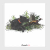 Sticker GSP, Chasse faisan (Feuille)