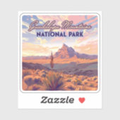 Sticker Guadalupe Mountain National Park El Capitan Texas (Feuille)