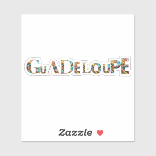 STICKER GUADELOUPE (Feuille)
