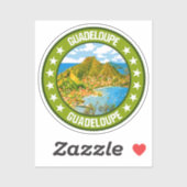 Sticker Guadeloupe (Feuille)