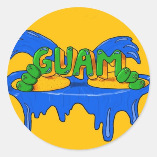 Sticker Guam (Devant)