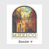 Sticker Guanajuato, Mexique Vintage (Feuille)