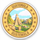 Sticker Guatemala (Recto)