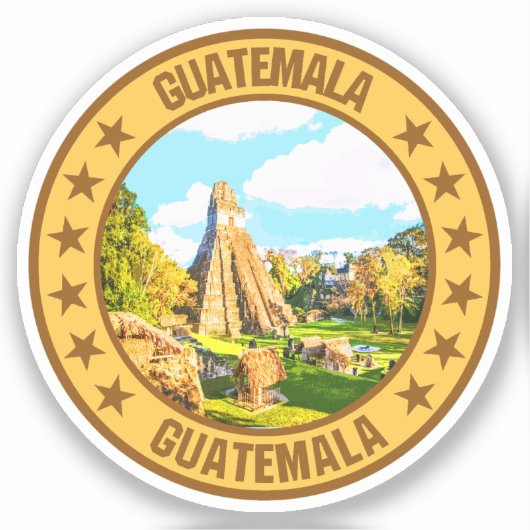 Sticker Guatemala (Recto)