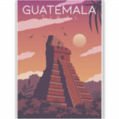 Sticker Guatemala Tikal (Devant)
