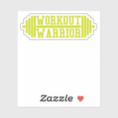 Sticker Guerrier d'entraînement (Feuille)