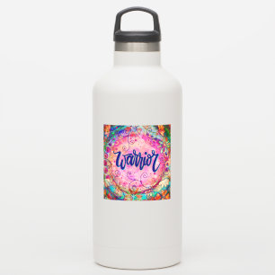 Sticker Guerrier rose Floral Encouragement Inspirivité