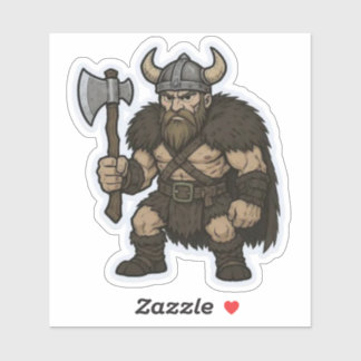 Sticker Guerrier Viking