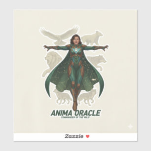 Sticker « Guerrière de l'Oracle Anima Protectrice Mystiq