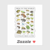 Sticker Guide Ultimate Frog Funny Frog Lover Frog Propriét (Feuille)