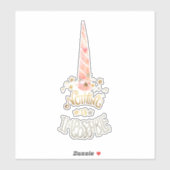 Sticker Guillemet inspirant de Unicorne rose (Feuille)