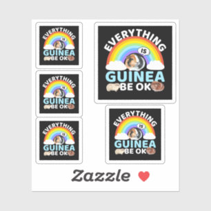Sticker Guinée Pig - Guinée Soyez OK, Encouragement