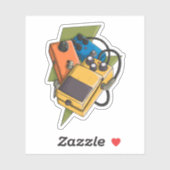 Sticker Guitar Effects Pedals (Feuille)