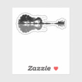Sticker Guitar Lake Shadow (Feuille)