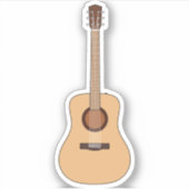 Sticker Guitare acoustique ! (Devant)