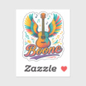 Sticker Guitare Boone (Feuille)