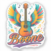 Sticker Guitare Boone (Recto)
